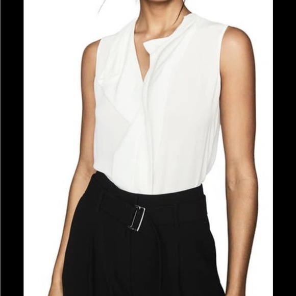 Reiss Draped Keeley Sleeveless Top. Size 8 - Picture 1 of 12